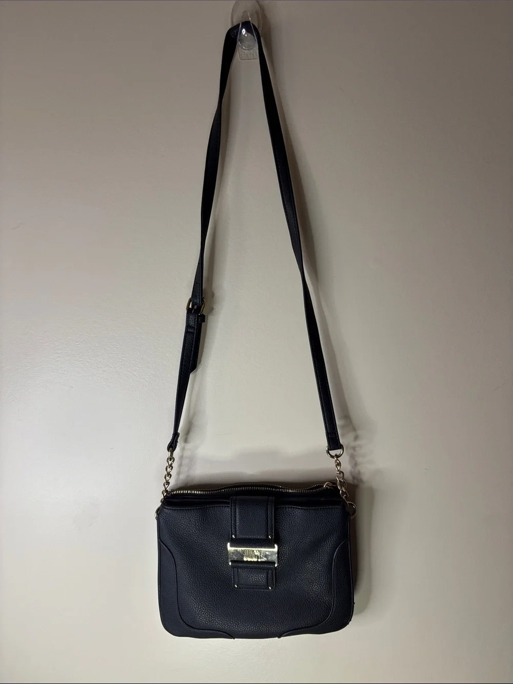 Juicy by Juicy Couture Black Crossbody Bag with Gold Hardware